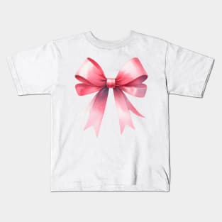 Coquette ribbon bow Kids T-Shirt